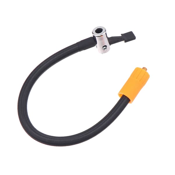 1 stycke 30CM bildäcksluftpumpningsslang M6 låsbar luftchuck med Onesize