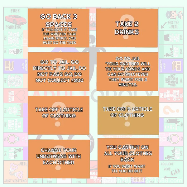 Adultopoly Lautapeli Pareilleille Adultopoly Treffipäiväpeli Hauskaa Sisällä A