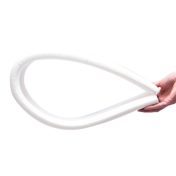 2 st flexibel dörrbottentätningslist Ljudsäker brusreduc White one size