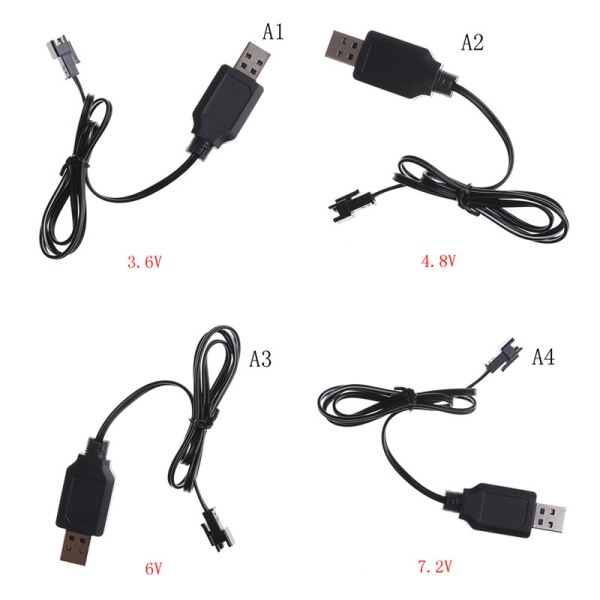 DC 3,6 V–7,2 V RC-akkupakkaus USB -laturisovitin kaukosäätimeen 7.2V 3737 |  7.2V | Fyndiq