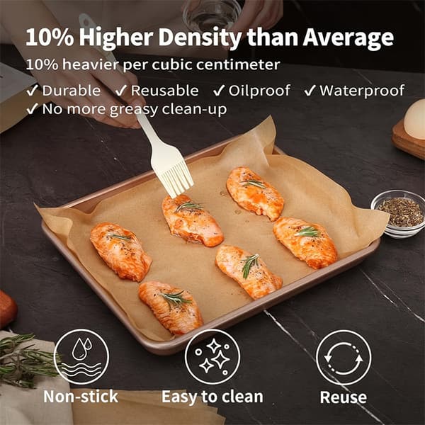 50/100 st bakplåtspapper, non-stick, förbakade 2