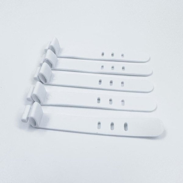 Kabelorganisatör Silikon Trådbindning Datakabelbandshantering random 20pcs