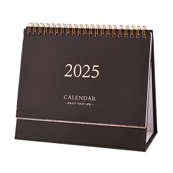Lille Skrivebords Kalender 2024-2025 Black