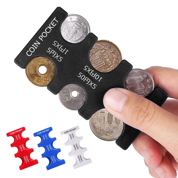 Coin Collection Pung Pung Organizer Holder Til Bil Mønt Chan Red ONESIZE