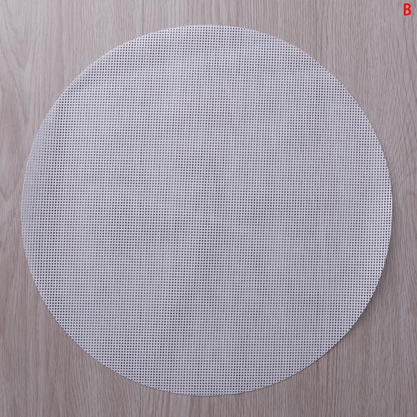 Runde non-stick silikonnettingsduk bakeforinger Steamer Pad D B 30cm