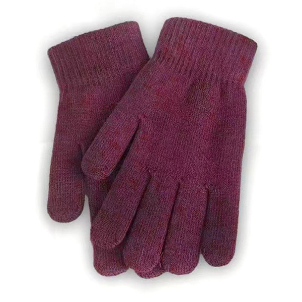 Nye Vinter Mænd Kvinder Cashmere Strikkede Handsker Efterår Håndvarmer Gray onesize