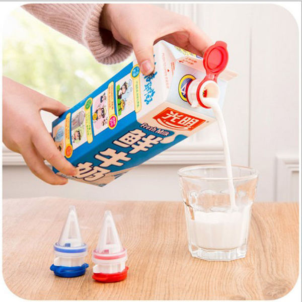 2 stycken pip Pourer Silikon Mjölkflaskor Dryckesflaska Splitt Onesize