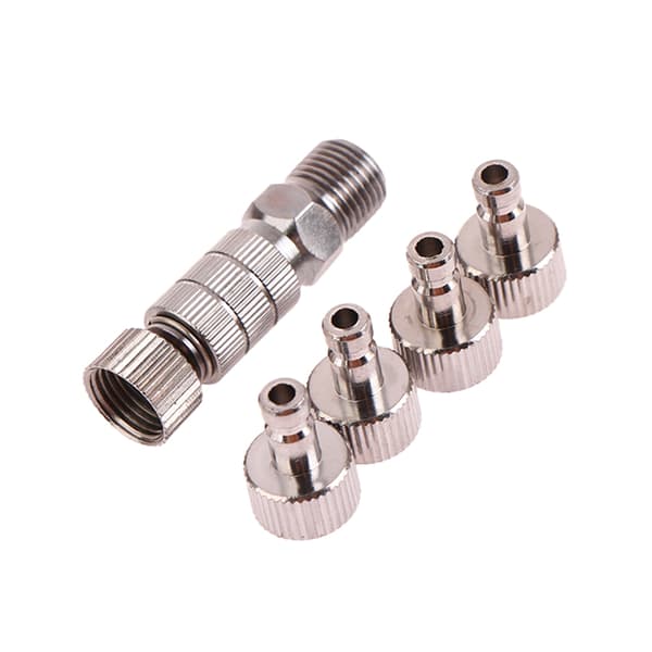Ruiskun pikaliitin, pikalukitusliitinsovitin 5pcs
