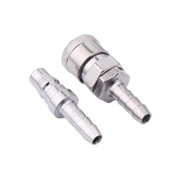 2 stk. pneumatisk fitting SH20 PH20 koblingsstik 8 mm kompressor one size