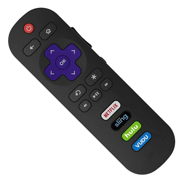 Alkuperäinen RC280 TCL Roku TV -kaukosäätimelle Netflix HULU Vudu A one size