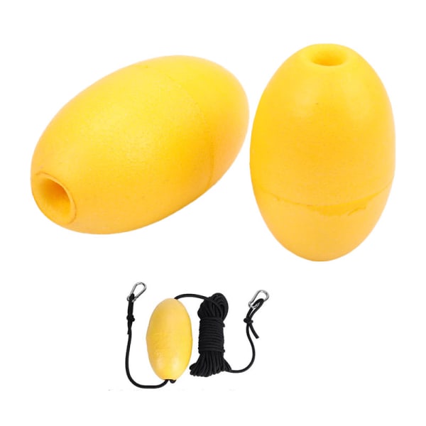 Kayak Anchor Line Ski Rope Float Drift Anchor Float Buoy for Bo Yellow