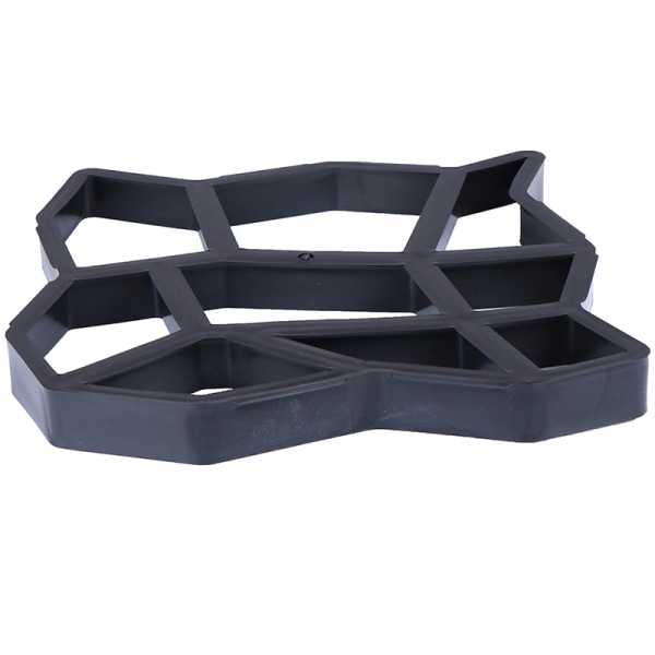 3st Path Maker Form Återanvändbar Betong Cement Sten Design Pave Black One Size