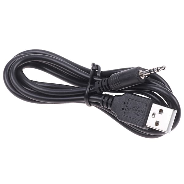 USB-laderstrømkabel for Synchros E40BT/E50BT-hodetelefoner Black