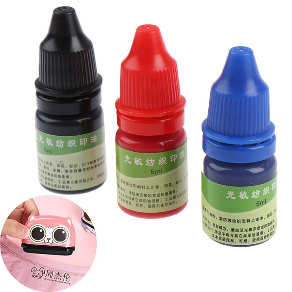 5ml Textilkläder Vattentätt bläck Specialbläck för studenter Chi Red 5ml
