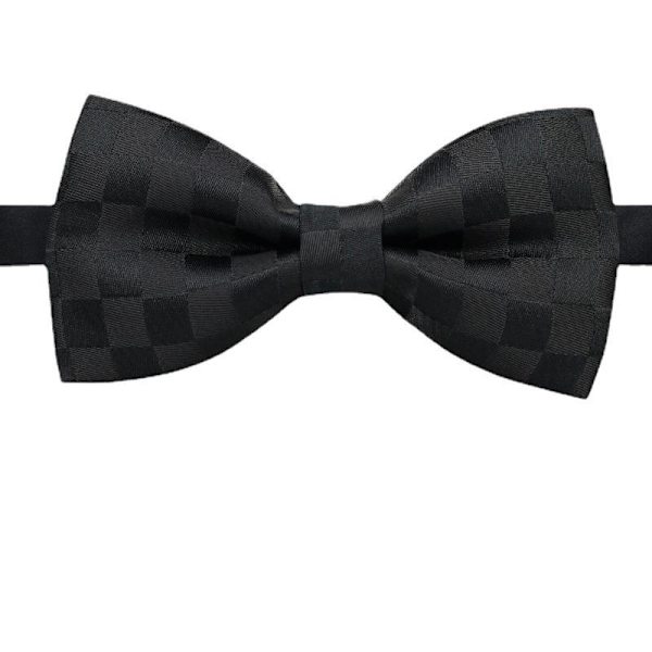 Mode Mænd Butterfly Party Bryllupssløjfe Black Bowknot Bowti 01 one size