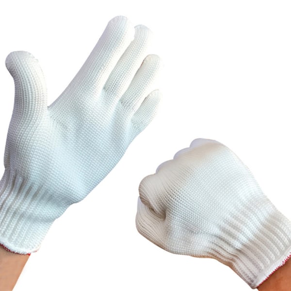 200 graders høytemperaturbestandige hansker Ovnvarmeisolering White one size