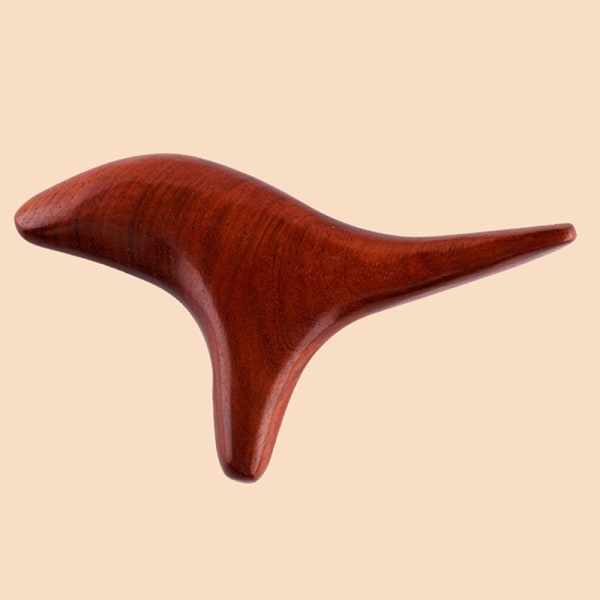 Træ Trigger Point Massage Gua Sha Tools Professionel lymfe Red one size