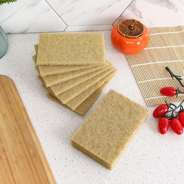 5/10 st kokosfiber skursvampar - non-woven 5pcs