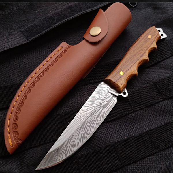 22 cm Slida Läder Slida Med Midjebältes Spänne Cover Läder Brown One Size