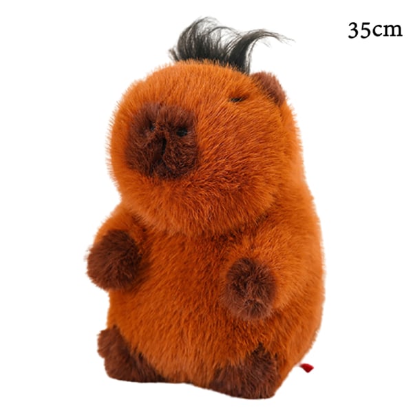 Capybara Plysj Leketøy Utstoppede Dyr Doll Myk Fluffy Capybara Thr A2 one size