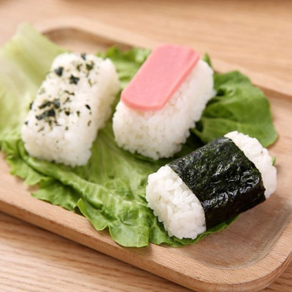 5 st/ set Sushi Nigiri Maker Rice Ball Molds Nonstick Press Make Clear onesize