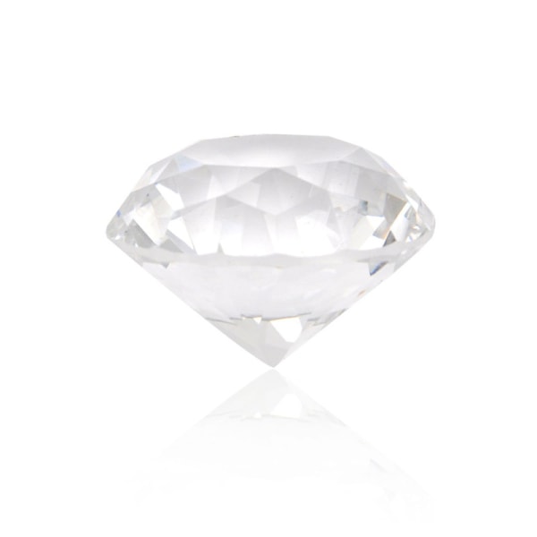 Glas Crystal Diamond Form Paperweights Facet Jewel Wedding De Clear 0