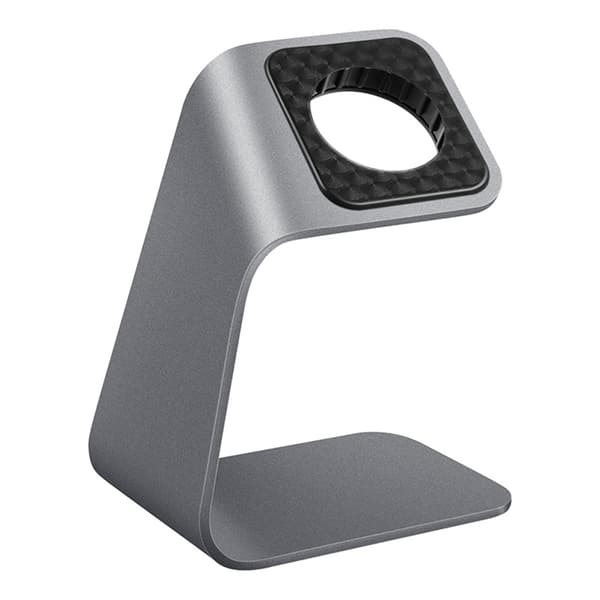 1 Stk Aluminiumslegering Oplader Stand Holder til Ur Charging Crad Black one size