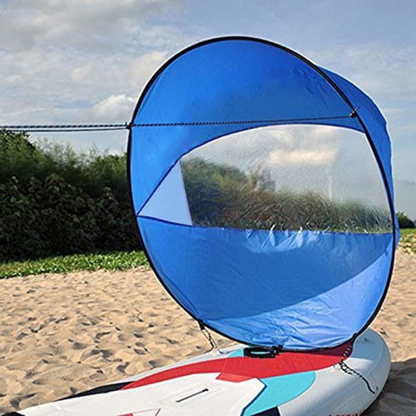 Kajakk Båt Vind Seil Sup Paddle Board Seil Kano Robåt Blue