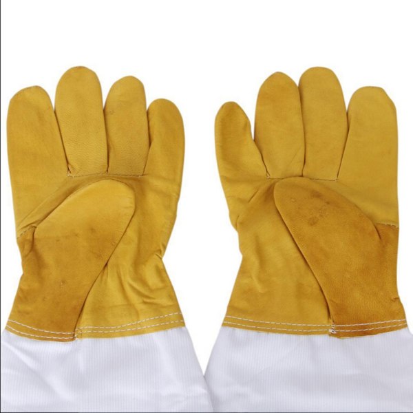 2 par Biodlare Biodlingshandskar Getskinn med Ve White 2 Pairs