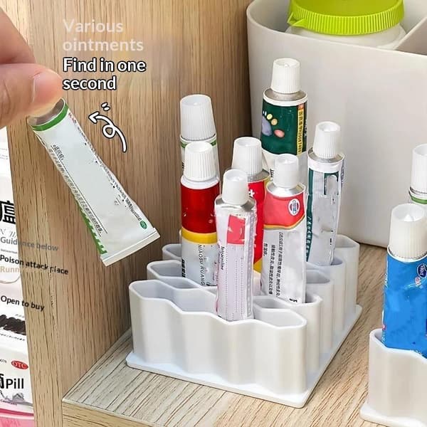1 stk Salve Skrivebord Oppbevaringsstativ 32 Rom Plassbesparende A1