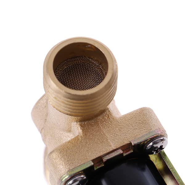 G1/2'' Messing elektrisk magnetventil DC 12v 24v AC220v til Sola DC24V DC24V