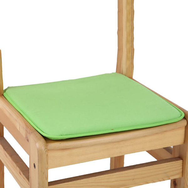 Pute Kontorstol Hage Innendørs spisestue Seteunderlag Tie On Squar green 6Pcs