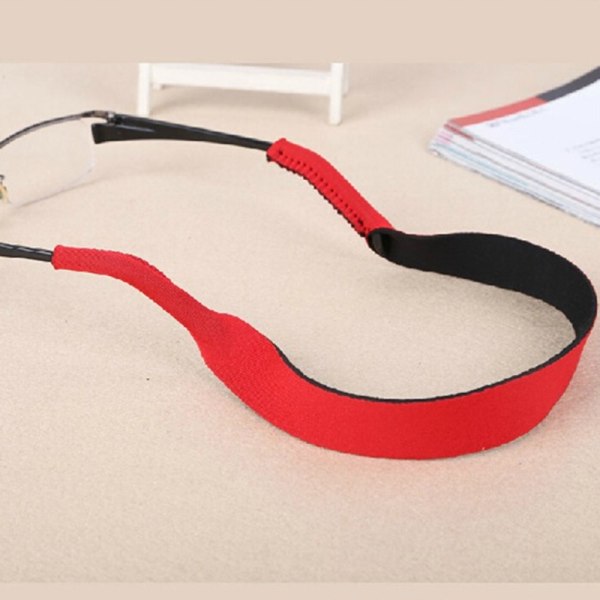 Briller Strap Neck Cord Sports Solbriller Rope Band Holder Eyeg Red