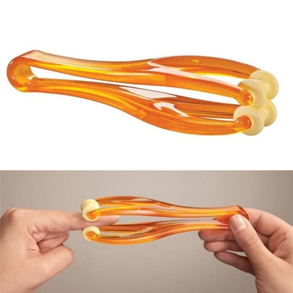Finger s Massager Rubber Roller Håndblodcirkulationsværktøj Orange