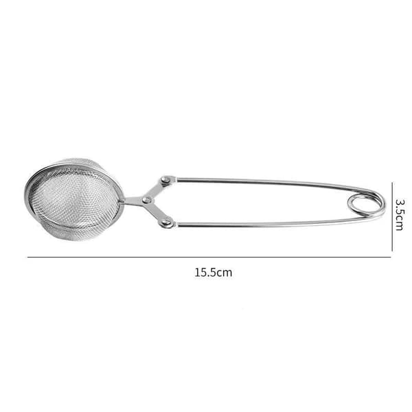 Tesil i rostfritt stål med nät, finfilter, sil A2