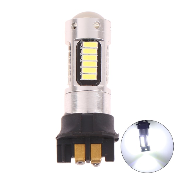 PW24W LED-lampor Blinkersljus varselljus 4014 30 White one size