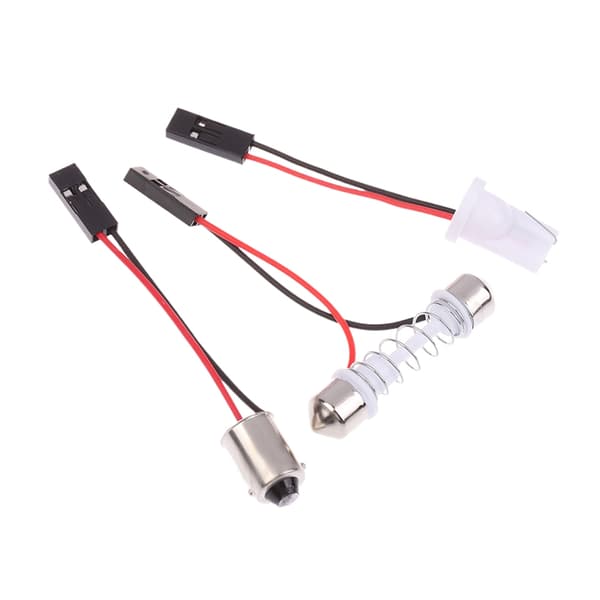 10 stk. adapter til billygte LED-panel stoplygtepære T10 BA9S T B