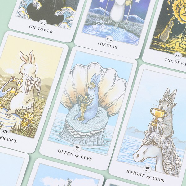 78 kpl Tarot Lunalapin Tarot Pakka Tarot Kortit Tarot Korttipeli P Multicolor one size