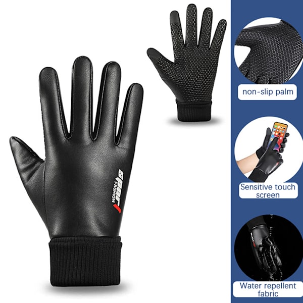 Pyöräily Talvi Lämmin Liukumaton Vedenpitävä Sports Touch Hiking Fis B onesize