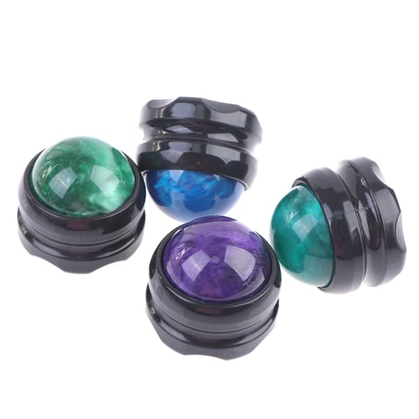 Massage Roller Ball Massager Kroppsterapi Fot Rygg Midja Höft M Blue one size
