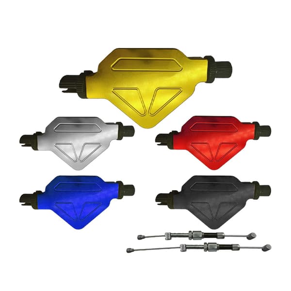 Motorcykel Easy Pull Kopplingssystem Stunt Spak Dragkabel Motor Yellow