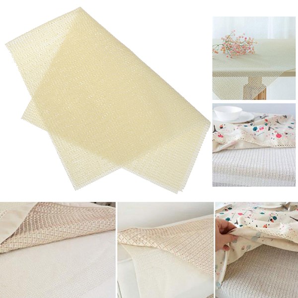 3 st Non-Slip Home Mat Grip Underlay Gripper Anti-Slip Rug Skid light yellow one size