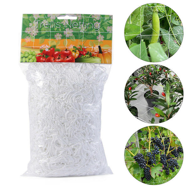 Have Klatrenet Hegn Trellis Net Støtte Klatre Cre White 5m