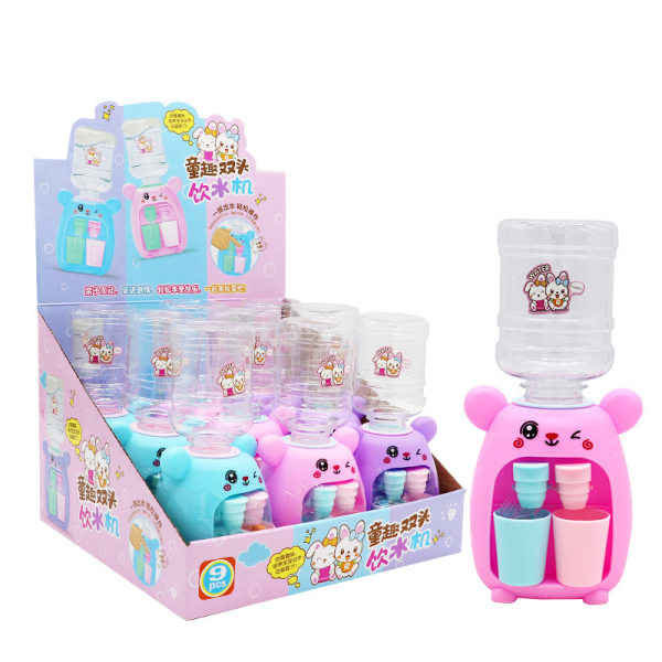 Mini vattendispenser för barn Barn Present e Simulation Cartoo Pink One Size