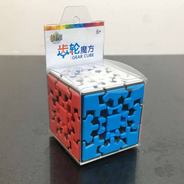 3x3 Gear Cube Alkuperäinen Tarraton Smooth ja Gear Mechanism Pe Multicolor one size