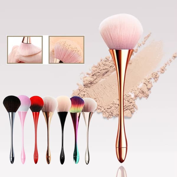 Neglestøvsrensebørste Blød Kunstpulverfjernelse Manicure DIY T A6