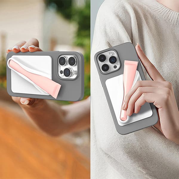 Læbestift Klæbende Telefon Bagside Stick Holder Passer til Viral Rhode Pink