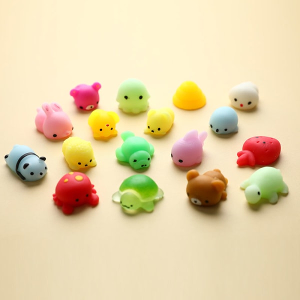 24 stk Toy e Animal Antistress Ball Mochi Legetøj Legetøj A 1