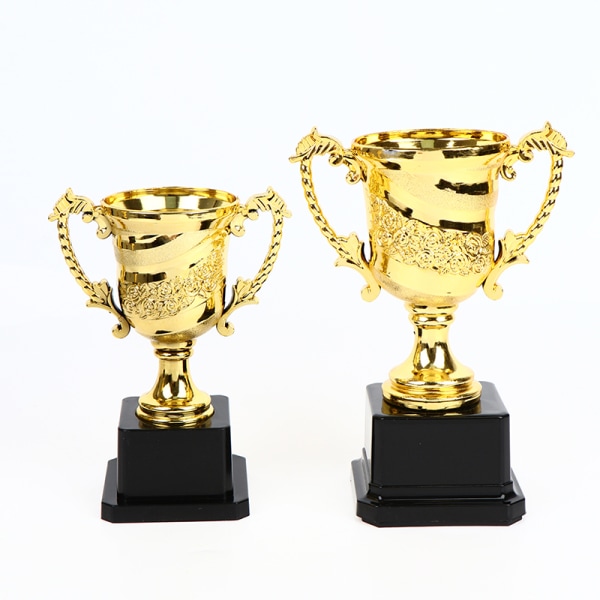 1PCS Gold Awards Trophy Børn Skolefest Award Supplies Ce Gold 18cm