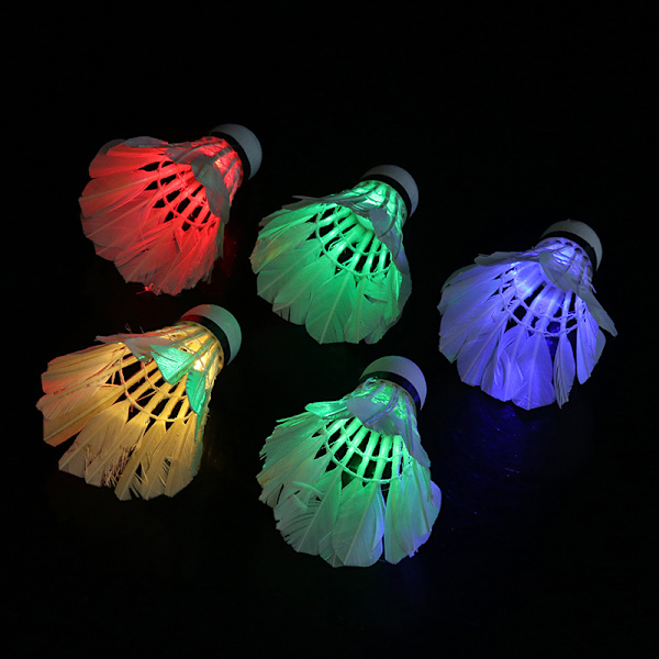 Valaistus Sulkapallo Dark Night Värikäs LED-valaistus Urheilu Badmi Multicolor one size